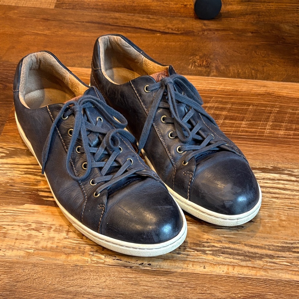 Men's Casual Born Leather Shoes - Navy